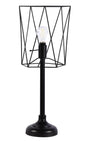 Mayfield Black Metal Slender Torch Table Lamp by Coaster at Eve Furniture