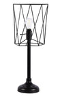 Mayfield Black Metal Slender Torch Table Lamp by Coaster at Eve Furniture