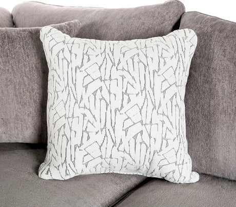 Mayfield Gray Right Arm Facing Sectional by Furniture of America at Eve Furniture