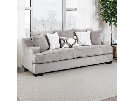 Mayfield Gray Oversized Sofa by Furniture of America at Eve Furniture