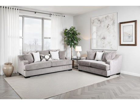 Mayfield Gray Sofa & Loveseat by Furniture of America at Eve Furniture