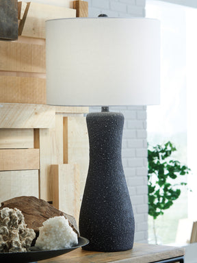 Maykins Black Table Lamp by Ashley at Eve Furniture