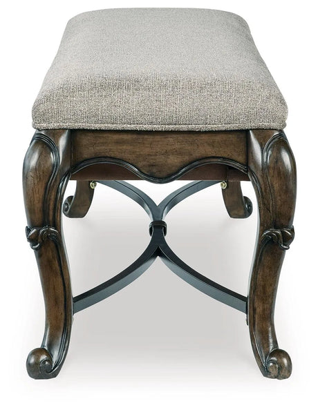 Maylee Dark Brown 63" Dining Bench by Ashley at Eve Furniture