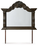 Maylee Dark Brown Bedroom Mirror by Ashley at Eve Furniture