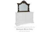 Maylee Dark Brown Bedroom Mirror by Ashley at Eve Furniture