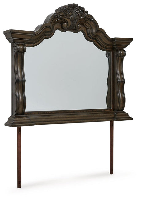 Maylee Dark Brown Bedroom Mirror by Ashley at Eve Furniture