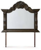 Maylee Dark Brown Bedroom Mirror