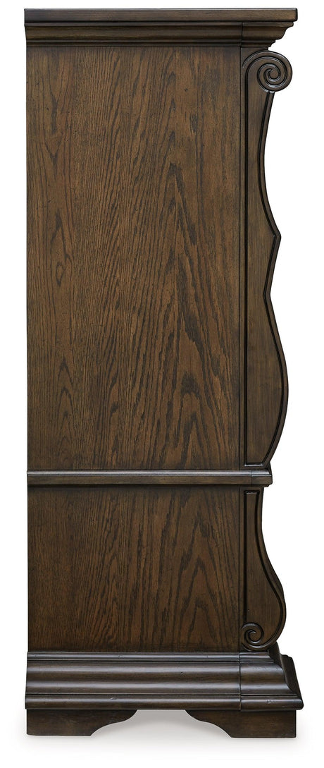 Maylee Dark Brown Chest of Drawers by Ashley at Eve Furniture
