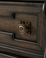 Maylee Dark Brown Chest of Drawers by Ashley at Eve Furniture