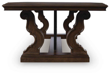 Maylee Dark Brown Coffee Table and 2 End Tables by Ashley at Eve Furniture