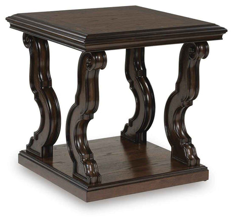 Maylee Dark Brown Coffee Table and 2 End Tables by Ashley at Eve Furniture