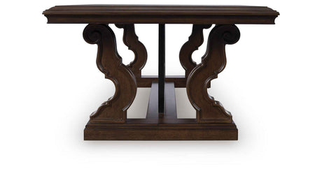 Maylee Dark Brown Coffee Table and 2 End Tables by Ashley at Eve Furniture