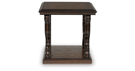 Maylee Dark Brown Coffee Table and 2 End Tables by Ashley at Eve Furniture
