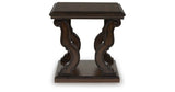 Maylee Dark Brown Coffee Table and 2 End Tables by Ashley at Eve Furniture