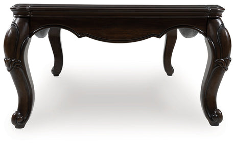 Maylee Dark Brown Coffee Table by Ashley at Eve Furniture