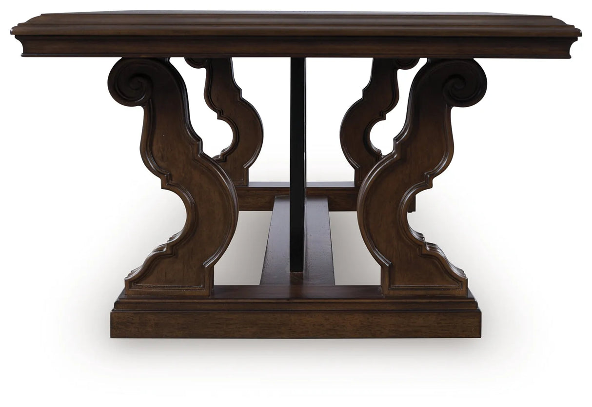 Maylee Dark Brown Coffee Table by Ashley at Eve Furniture