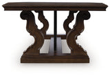 Maylee Dark Brown Coffee Table by Ashley at Eve Furniture