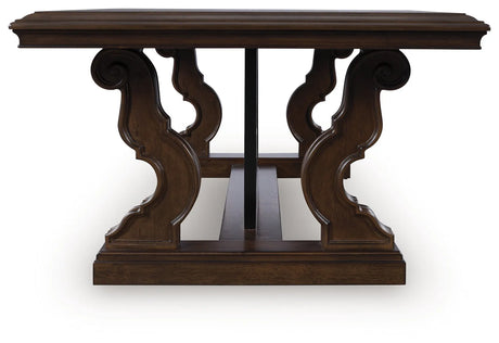 Maylee Dark Brown Coffee Table by Ashley at Eve Furniture