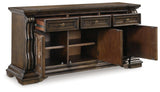 Maylee Dark Brown Dining Buffet by Ashley at Eve Furniture