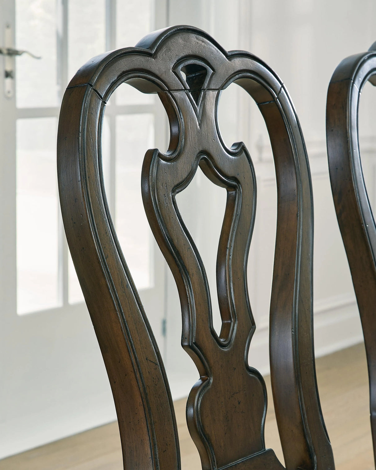 Maylee Dark Brown Dining Chair, Set of 2 by Ashley at Eve Furniture