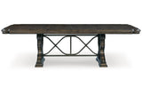 Maylee Dark Brown Dining Extension Table by Ashley at Eve Furniture