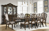 Maylee Dark Brown Dining Table and 10 Chairs by Ashley at Eve Furniture