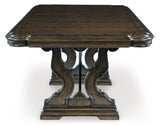 Maylee Dark Brown Dining Table and 4 Chairs and Bench by Ashley at Eve Furniture