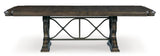 Maylee Dark Brown Dining Table and 4 Chairs by Ashley at Eve Furniture