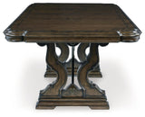 Maylee Dark Brown Dining Table and 6 Chairs by Ashley at Eve Furniture