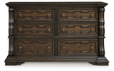 Maylee Dark Brown Dresser by Ashley at Eve Furniture