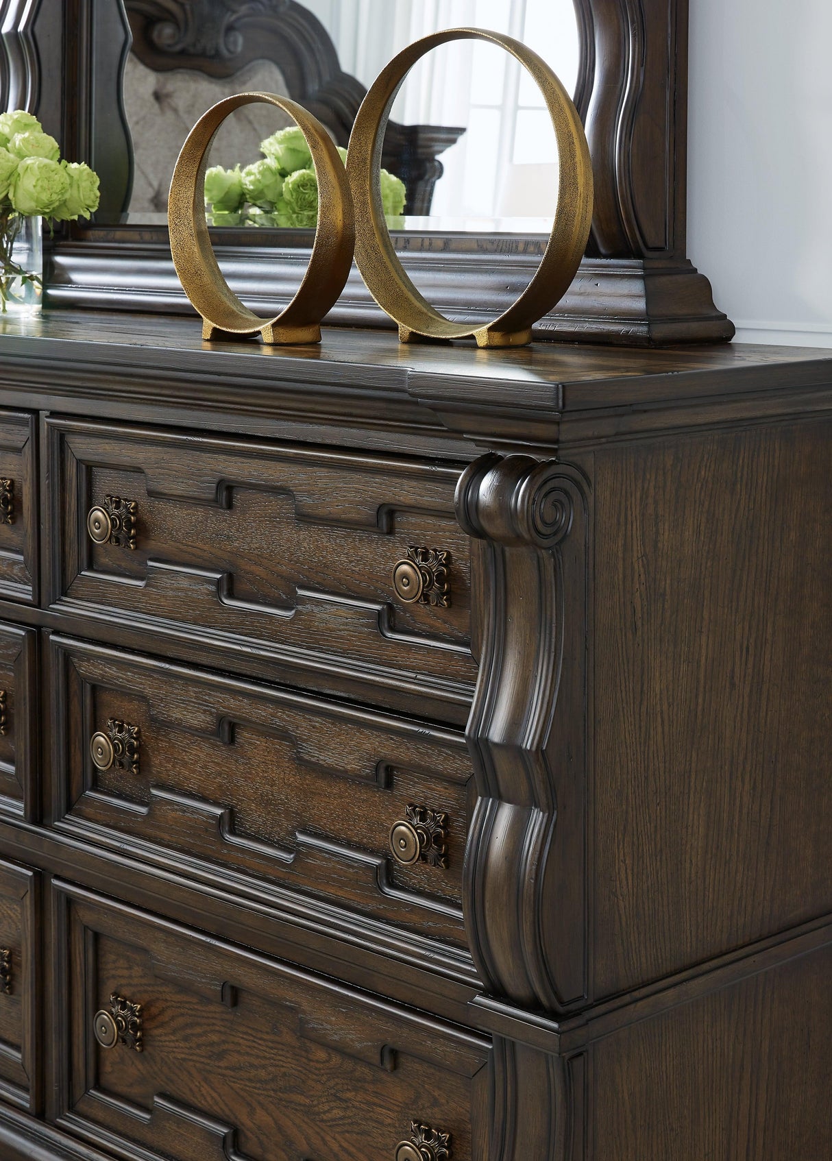 Maylee Dark Brown Dresser by Ashley at Eve Furniture