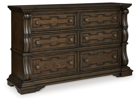 Maylee Dark Brown Dresser by Ashley at Eve Furniture