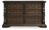 Maylee Dark Brown Dresser