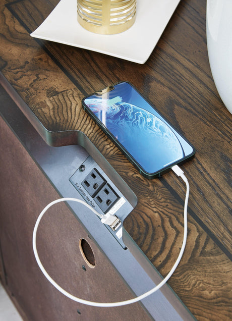 Maylee Dark Brown Nightstand by Ashley at Eve Furniture