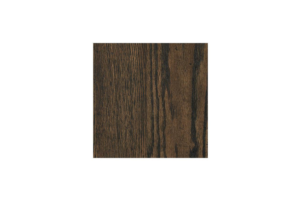 Maylee Dark Brown King Upholstered Bed by Ashley at Eve Furniture