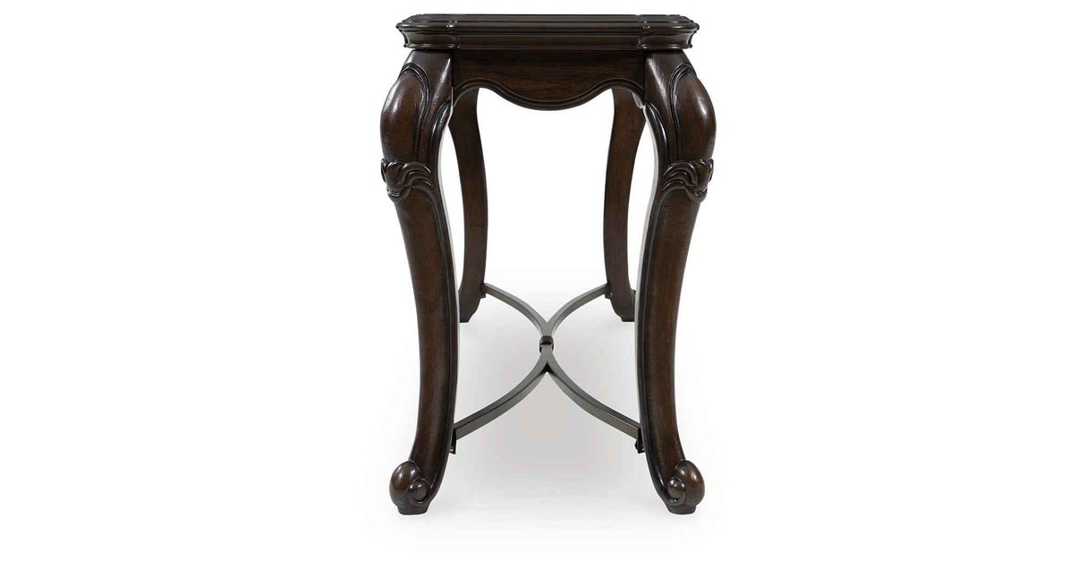 Maylee Dark Brown Sofa Table by Ashley at Eve Furniture
