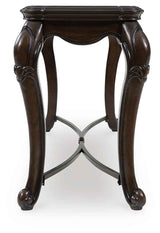 Maylee Dark Brown Sofa Table by Ashley at Eve Furniture