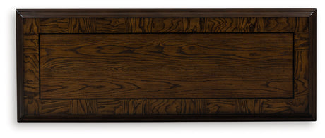 Maylee Dark Brown Sofa Table by Ashley at Eve Furniture