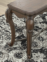 Maylee Dark Brown Sofa Table by Ashley at Eve Furniture