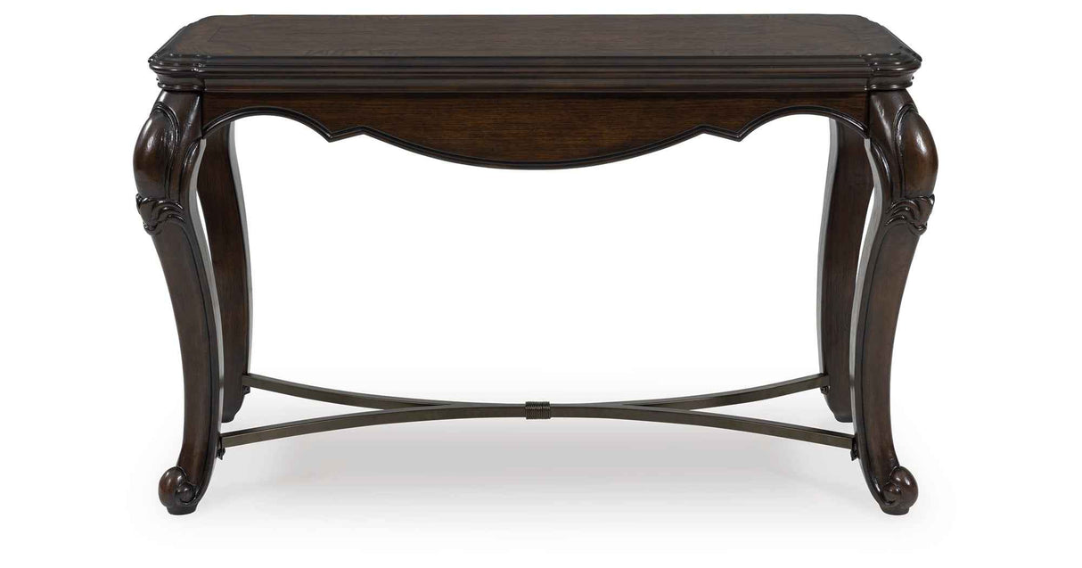Maylee Dark Brown Sofa Table by Ashley at Eve Furniture
