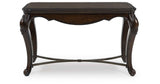 Maylee Dark Brown Sofa Table by Ashley at Eve Furniture