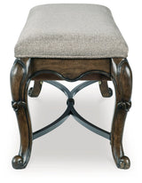 Maylee Dining Table and 4 Chairs and Bench in Dark Brown by Ashley at Eve Furniture