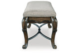 Maylee Dining Table and 4 Chairs and Bench in Dark Brown by Ashley at Eve Furniture