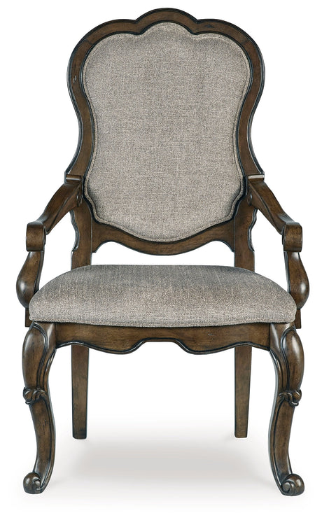 Maylee Dining Table and 4 Chairs and Bench in Dark Brown by Ashley at Eve Furniture