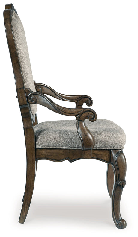Maylee Dining Table and 4 Chairs and Bench in Dark Brown by Ashley at Eve Furniture