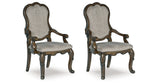 Maylee Dining Table and 4 Chairs and Bench with Storage in Dark Brown by Ashley at Eve Furniture