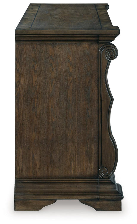 Maylee Dark Brown Dining Buffet by Ashley at Eve Furniture