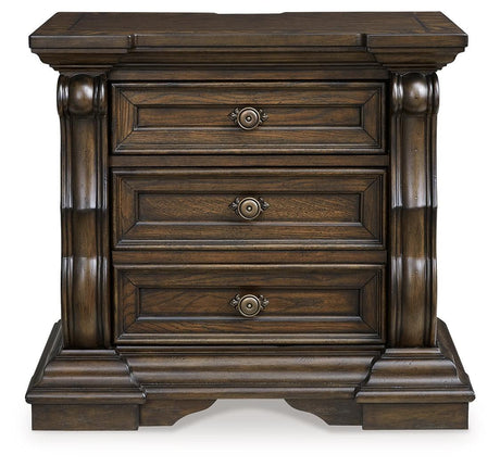Maylee Dark Brown Nightstand by Ashley at Eve Furniture
