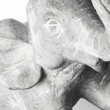 Maynard I Set of 2 Grey Elephant Wall Decorations by Mercana at Eve Furniture