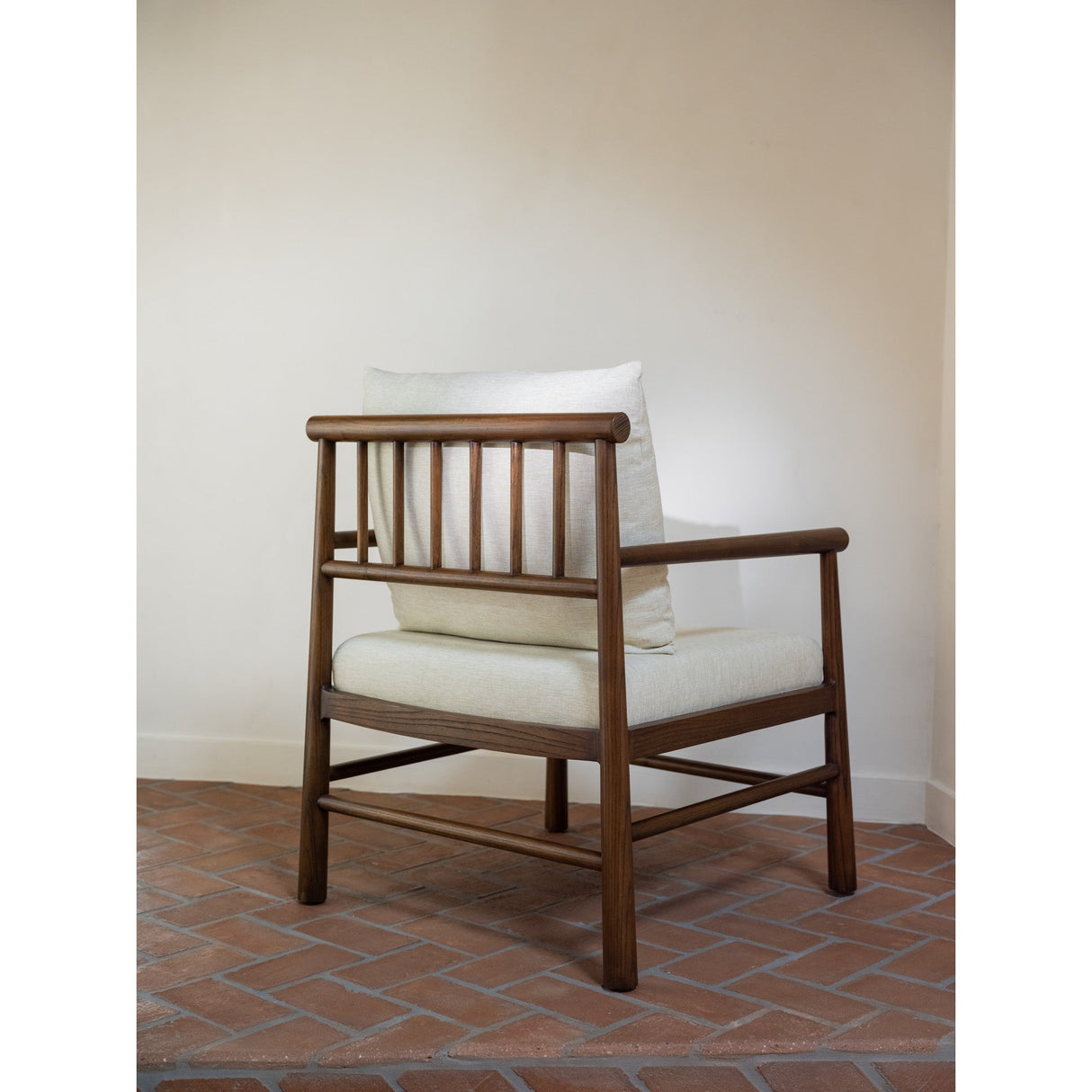 Mayne Cream Accent Chair by Moe's Home at Eve Furniture